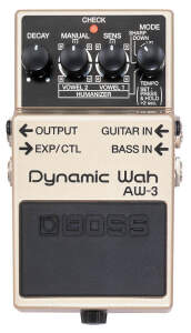 Boss AW-3 Dynamic Wah Guitar and Bass Wah Effects Pedal with Humanizer