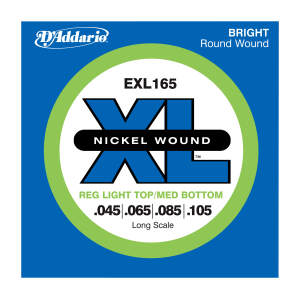D'Addario EXL165 XL Nickel Wound Bass Strings (Long Scale)