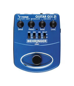 Behringer GDI21 V-Tone Guitar Amp Modeler Preamp and DI Pedal