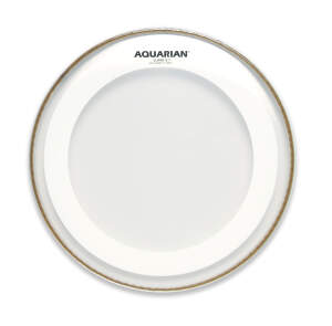 Aquarian Super-2 Clear with Studio-X Ring Drumhead