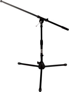 On-Stage MS7411B Short Tripod Boom Microphone Stand