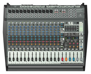 Behringer PMP6000 20-Channel Powered Mixer (1600 Watts)