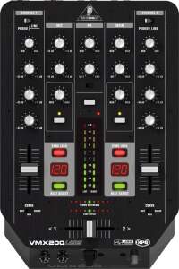 Behringer VMX200USB Pro 2-Channel DJ Mixer with USB