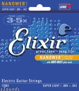 Elixir Nanoweb Electric Guitar Strings