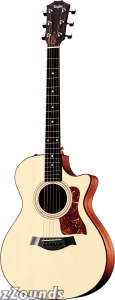 Taylor 312CE Grand Concert Cutaway Acoustic-Electric Guitar (with Case)