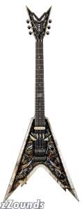 Dean Dime Razorback V-255 Blades Electric Guitar (with Case)