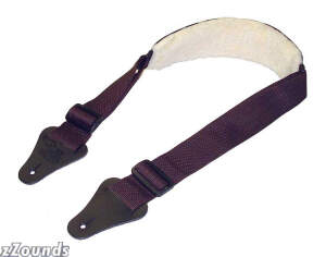 Eagle Mountain Guitar Strap with Sheepskin