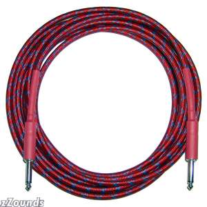 CBI Braided Instrument Cable (Red)