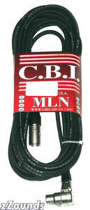 CBI Low-Z Microphone Cable with Right Angle