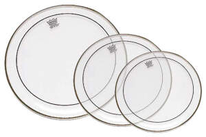 Remo Clear Pinstripe Tom Drumhead Pack