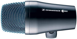 Sennheiser e902 Kick Drum Microphone with Integrated Stand Mount