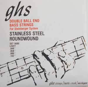 GHS 5600 Double Ball End Electric Bass Strings (Light, 40-102)