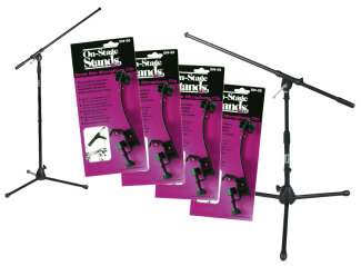 On-Stage Drum Mic Stands