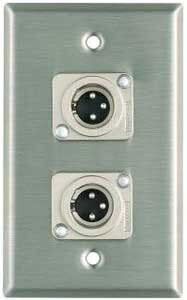 Pro Co XLR-M Wall Plate