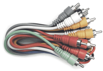 RCA Patchbay Cables x 8