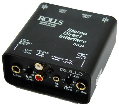 Rolls DB24 Stereo DI Box