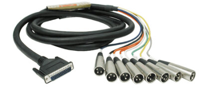 Snake 25-Pin to 8 XLR-M