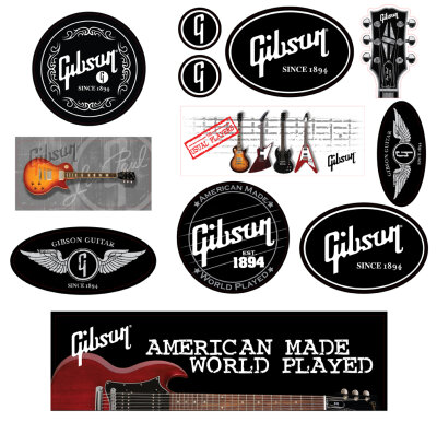 Gibson Branded Stickers