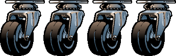 Ernie Ball Amp Casters
