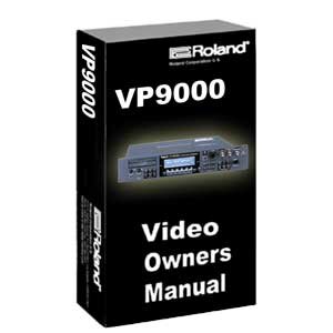 Roland VP-9000 Manual