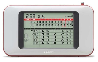Ambient Baseball Tracker