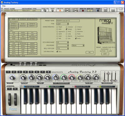 Arturia Analog Factory