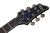 See Thru Blue Burst Headstock