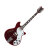 Metallic Red Reverse Burst