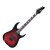 Metallic Red Sunburst