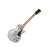 Silver Pearl with Chrome Hardware