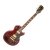 Wine Red with Gold Hardware