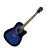 Transparent Blue Sunburst