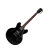 Satin Transparent Black