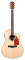 Fender CD-220SCE Dreadnought Acoustic-Electric Guitar, Ovangkol Back and Sides