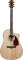 Fender CD-220SCE Dreadnought Acoustic-Electric Guitar, Ash Burl Back and Sides