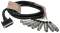 Hosa DTF800 Snake Cable (25-Pin D-Sub to XLR Female x 8)