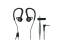 Audio-Technica ATH-CP500i Players Line Sport Fit Earphones with Microphone