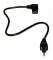 Hosa 3-Wire Grounded Right Angle Power Cable
