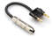 Hosa BNP116BK 16-Gauge 1/4 in. to Dual Banana Adapter