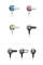 Audio Technica ATHCK6W In-Ear Headphones