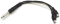 Hosa Y Cable - 6 inch (Mono 1/4 inch Phone Male to 2 RCA Female) (Model YPR103)