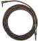 CBI Braided Instrument Cable with Right Angle (Vintage Tweed)