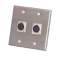 Pro Co WP2034 Double Wall Plate with Dual Female XLR