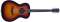 Breedlove Atlas Revival OM/SMe Top Burst Acoustic-Electric Guitar, with Case