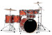 Orange Sparkle Fade