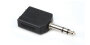 Hosa GPP-359 Dual Female TRS 1/4" to Male TRS 1/4" Adapter