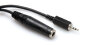 Hosa Straight Mini Plug Headphone Extension Cable