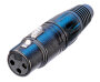 Neutrik NC3FXB Female XLR Connector (Gold Contacts)