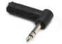 Hosa GPP-273 Right Angle Female TRS 1/4" to Male TRS 1/4" Adapter