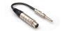 Hosa MIT-176 XLR Female to Female TS 1/4" Impedance Transformer